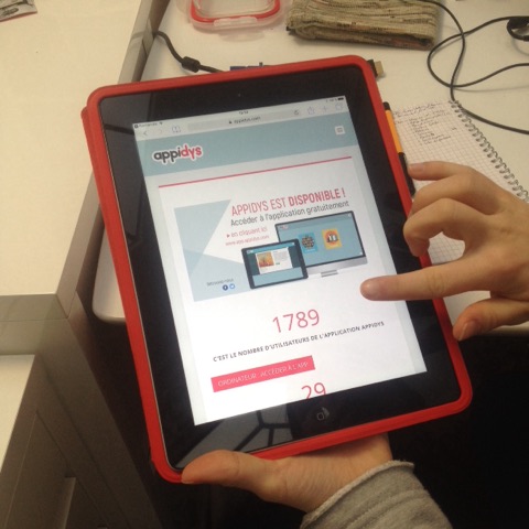 Appidys Appidys sur tablette