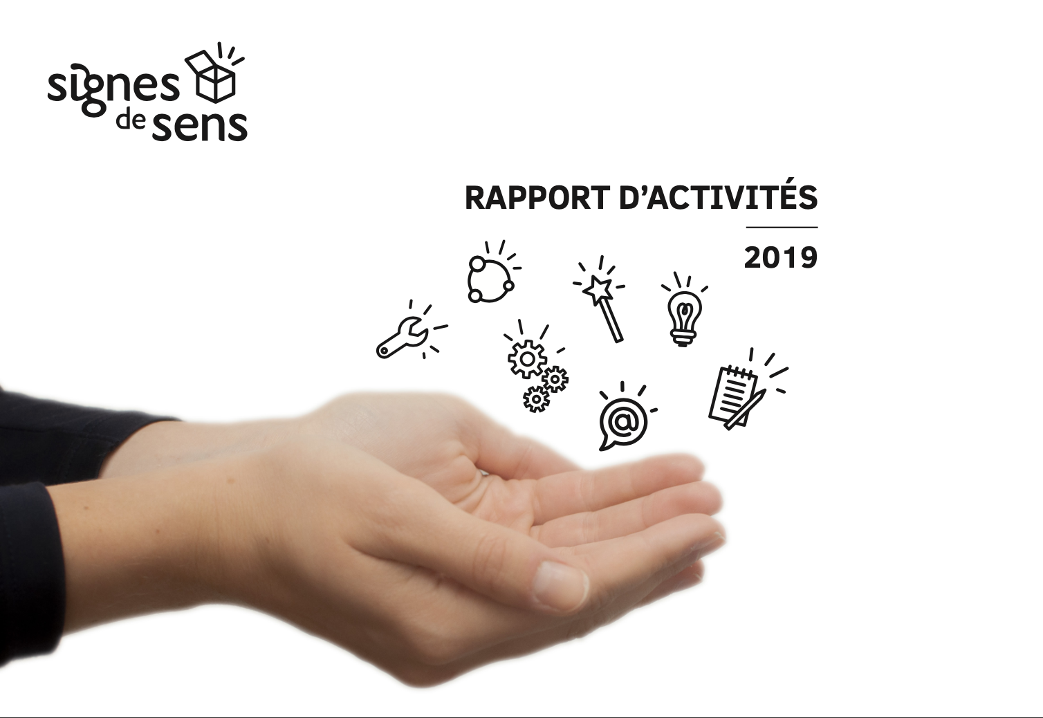 Couverture du Rapport d'activités 2019 de l'association Signes de sens