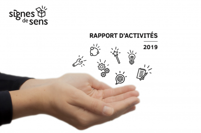 Couverture du Rapport d'activités 2019 de l'association Signes de sens